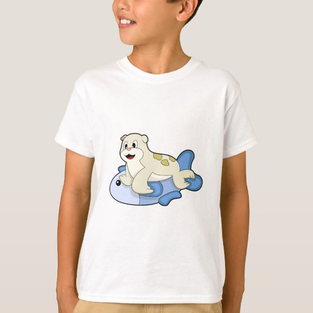 T-shirt Sceau avec poisson (Devant)
