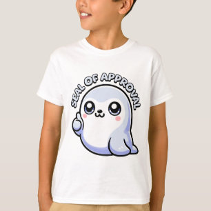 T-shirt Sceau d'approbation ! Caricature à chaux de phoque