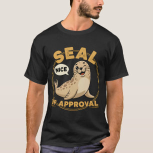 T-shirt Sceau d'approbation drôle Jeu de mots d'animal m