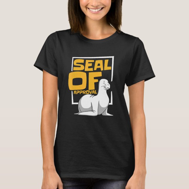 T-shirt Sceau D'Approbation Science Biologiste De La Natur (Devant)