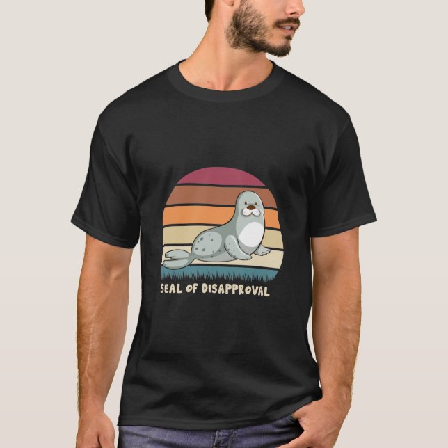 T-shirt Sceau De Désapprobation Phoques Phoques Animaux (Devant)