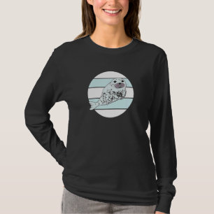 T-shirt Sceau de lion de mer Sceau d'animal marin Stripes