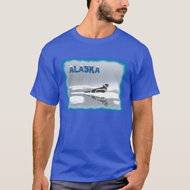 T-shirt Sceau De Ruban Sur Glace (Devant)