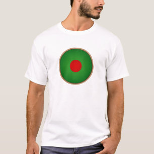 T-shirt Sceau du drapeau du Bangladesh cool