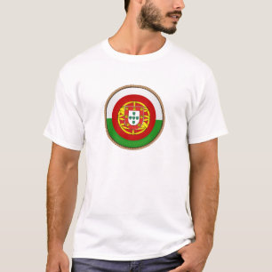 T-shirt Sceau du drapeau du Portugal cool