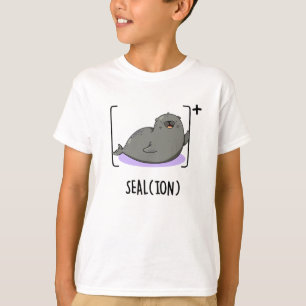 T-shirt Sceau Ion Funny Mer Lion Pun