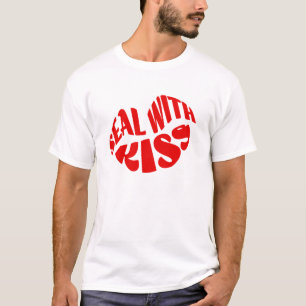 T-shirt Scellé avec un baiser