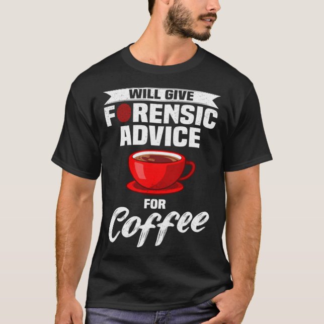 T-shirt Scène criminelle Forensics Criminologie et science (Devant)