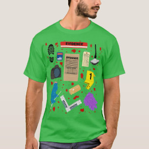 T-shirt Scène criminelle s