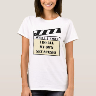 T-shirt Scène de film blanc