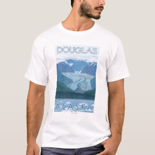 T-shirt Scène de glacier - Douglas, Alaska