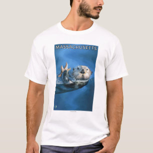 T-shirt Scène de loutre de MassachusettsSea