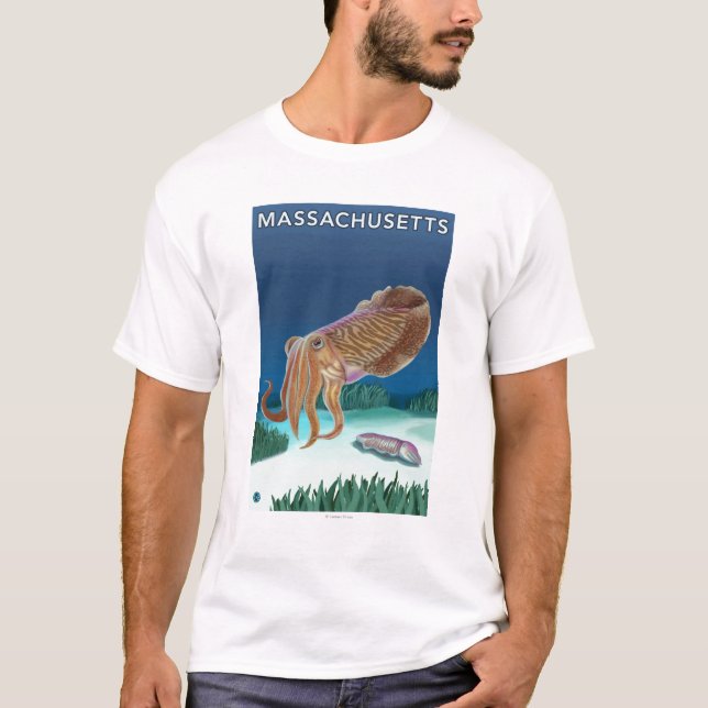 T-shirt Scène de MassachusettsCuttlefish (Devant)
