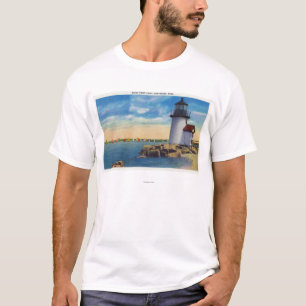 T-shirt Scène de phare de point de Brant