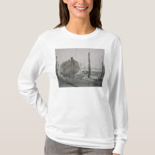 T-shirt Scène de rivière de John Constable avec le