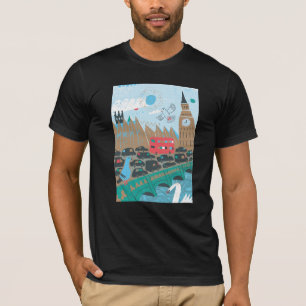 T-shirt Scène de ville du Royaume-Uni