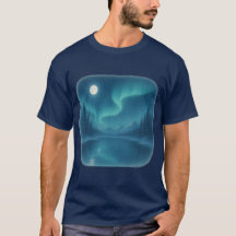T-Shirt Scène des Aurores Boréales