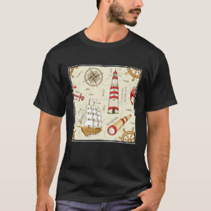 T-shirt Scène d'océan