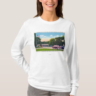 T-shirt Scène du sud d'aire de stationnement de point