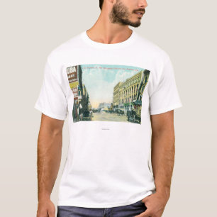 T-shirt Scène en gros de secteur sur la rue de Los Angele