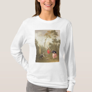 T-shirt Scène Galante en parc, c.1760