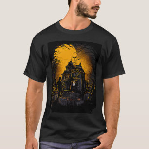 T-shirt Scène Horrifique du cauchemar d'Halloween