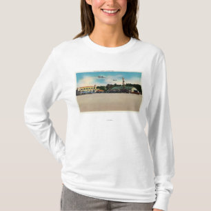 T-shirt Scène municipale de terrain d'atterrissage