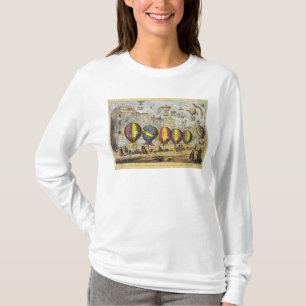 T-shirt Scène perspectives élevées dans farce les '