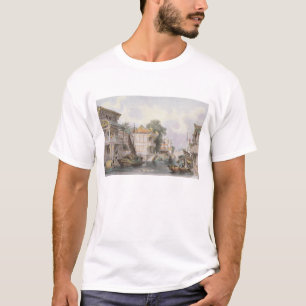 T-shirt Scène sur le canal de Horan près du canton, c.1850