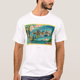 T-shirt Scènes 2 de lettre d'OregonLarge