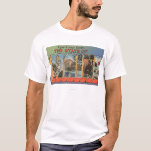 T-shirt Scènes de lettre de MaineLarge