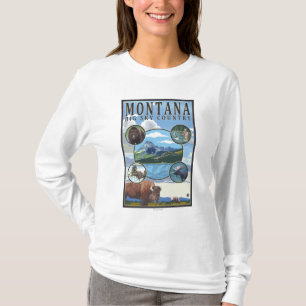 T-shirt Scènes d'état du Montana