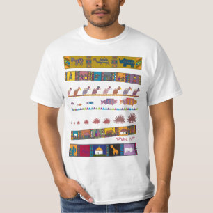 T-shirt Scènes tribales africaines d'art