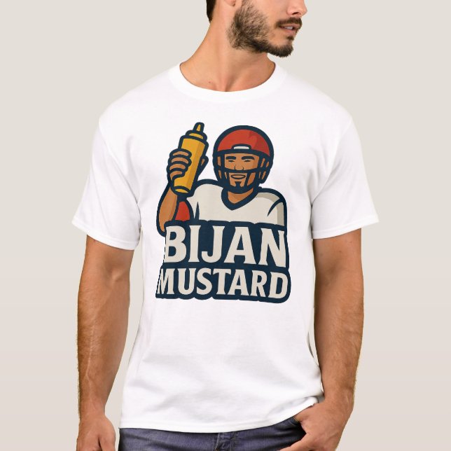 T-shirt SCFFL 2025 - Bijan Mustard (Devant)