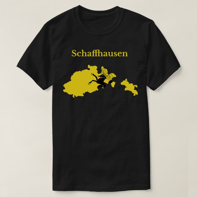 T-shirt Schaffhausen Canton Design Suisse (Design devant)