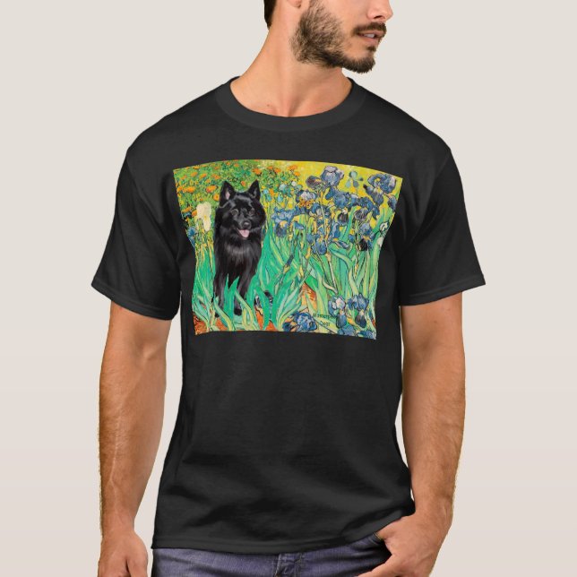 T-shirt Schipperke 7 - Irises (Devant)