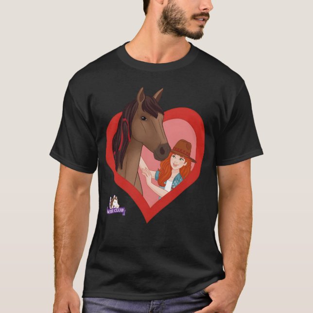 T-shirt schleich HORSE CLUB Hannah et son cheval cadeau (Devant)