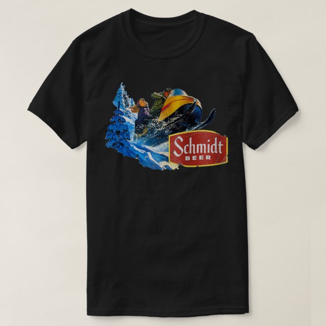 T-shirt Schmidt Beer Snowmobile (Design devant)