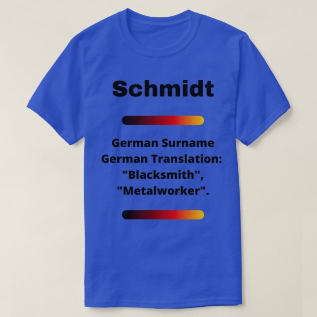 T-shirt Schmidt Family (Design devant)