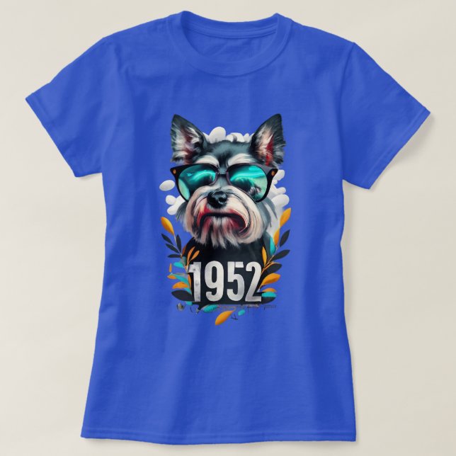 T-shirt Schnauzer 1952 (Design devant)
