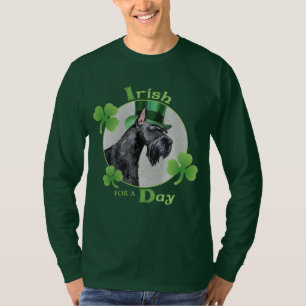 T-shirt Schnauzer géant du jour de St Patrick