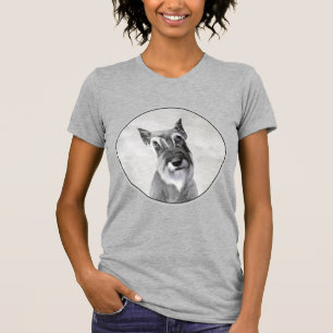 T-shirt Schnauzer (Giant) Peinture - Chien Art