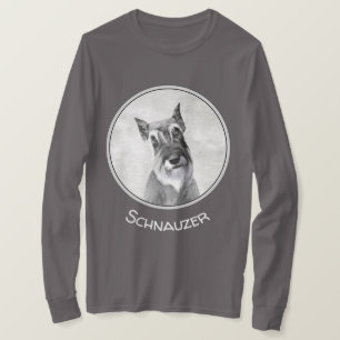 T-shirt Schnauzer (Giant) Peinture - Chien Art