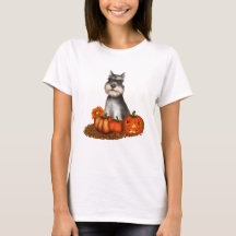 T-shirt Schnauzer Halloween