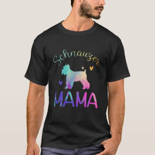 T-shirt Schnauzer Mama Schnauzer Lover Chien Maman
