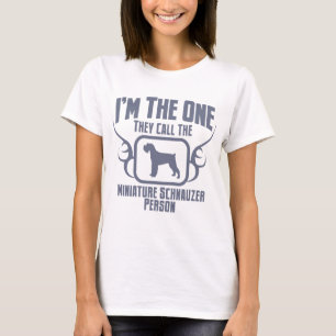 T-shirt Schnauzer miniature