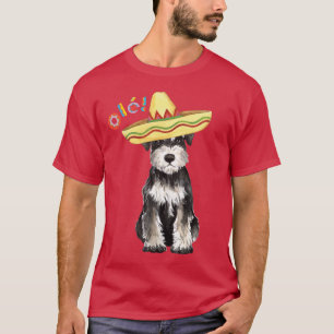 T-shirt Schnauzer miniature de fiesta