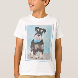 T-shirt Schnauzer (Miniature) Peinture - Chien original mi
