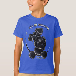 T-shirt Schnauzer noir IAAM