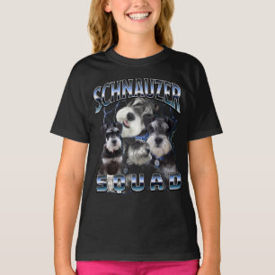 T-shirt Schnauzer Squad - Bootleg Rap Style